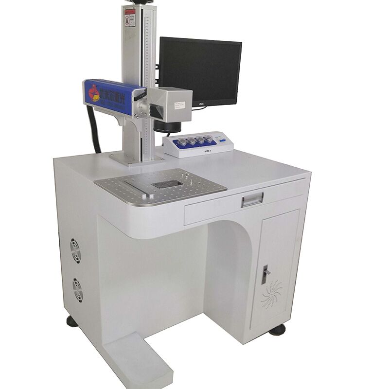 Høj kvalitet 20W \/ 30W \/ 50W hvid IPG raycus fiber laser mærkning maskine til metal smykker logo graveringsudstyr udstyr